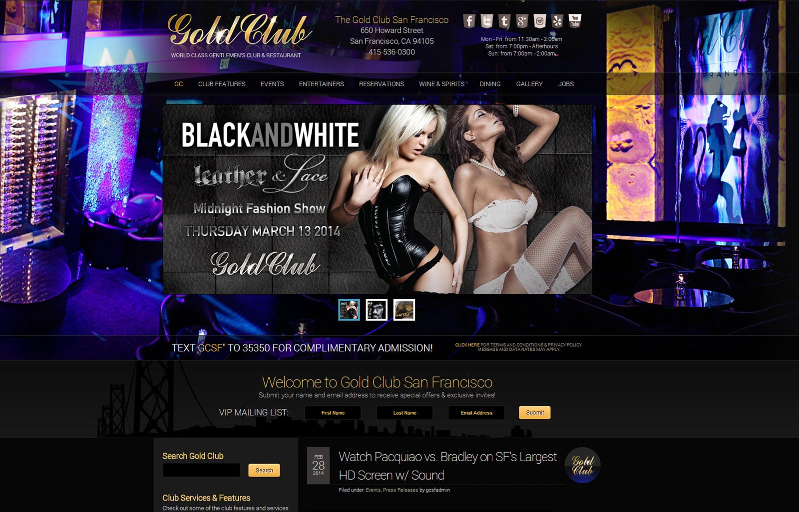 Gold Club San Francisco